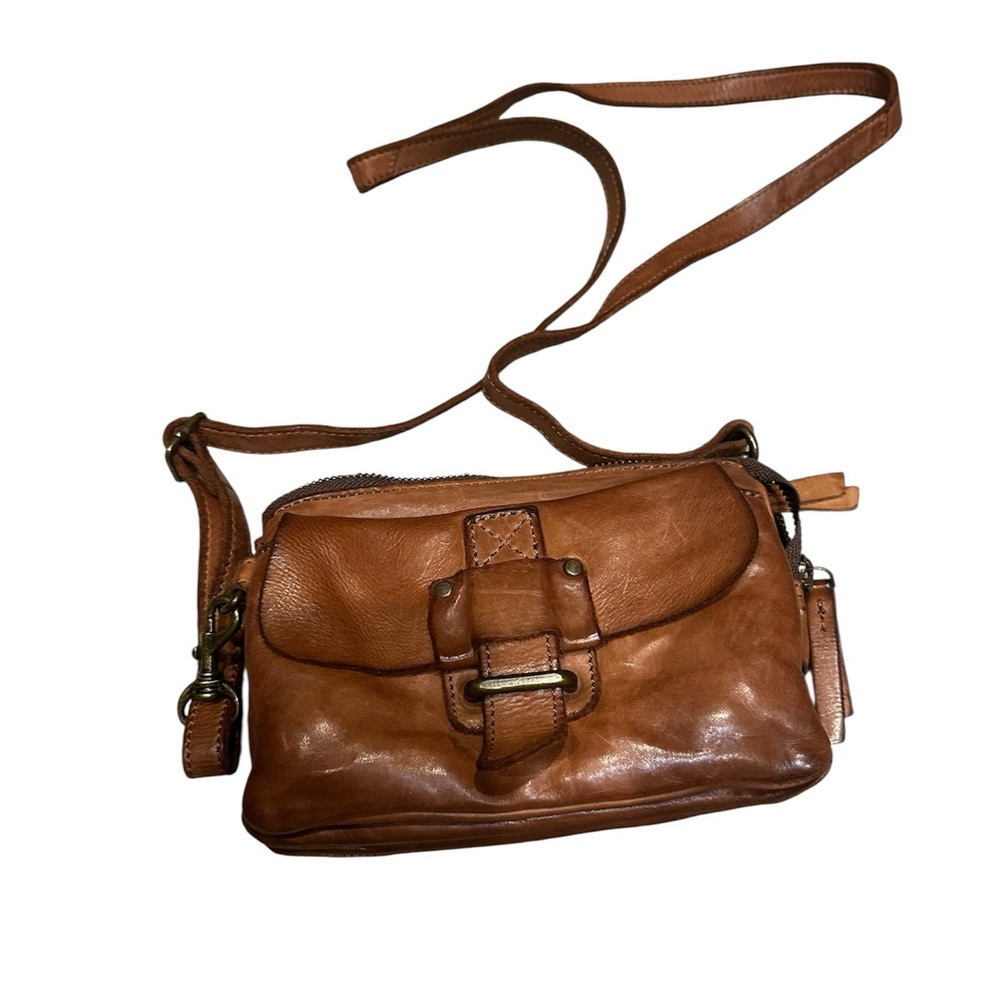 Chic Tan Leather Mini Bag